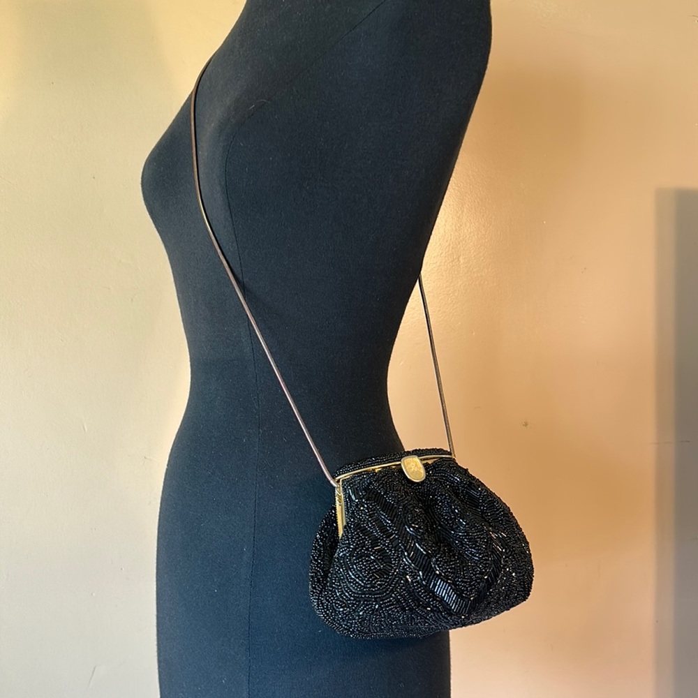 Small Beaded Evening Clutch Purse
